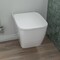 Eago EAGO WD390 White Modern Ceramic Wall Mount Toilet Bowl WD390 - alternate 7